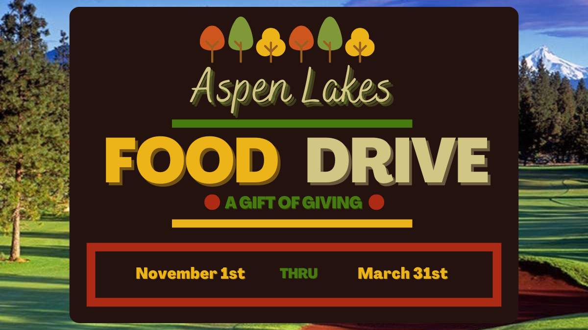 Aspen lakes Food Drive Flyer 111 blog